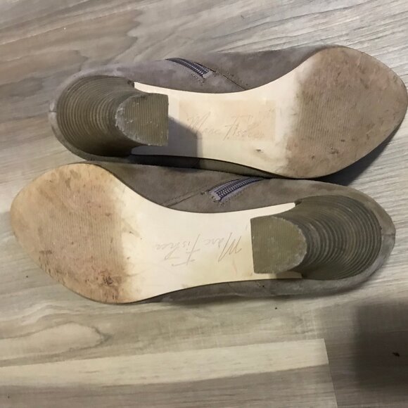 Marc Fisher Ladies Suede Leather Boots Size 9 - Picture 6 of 7